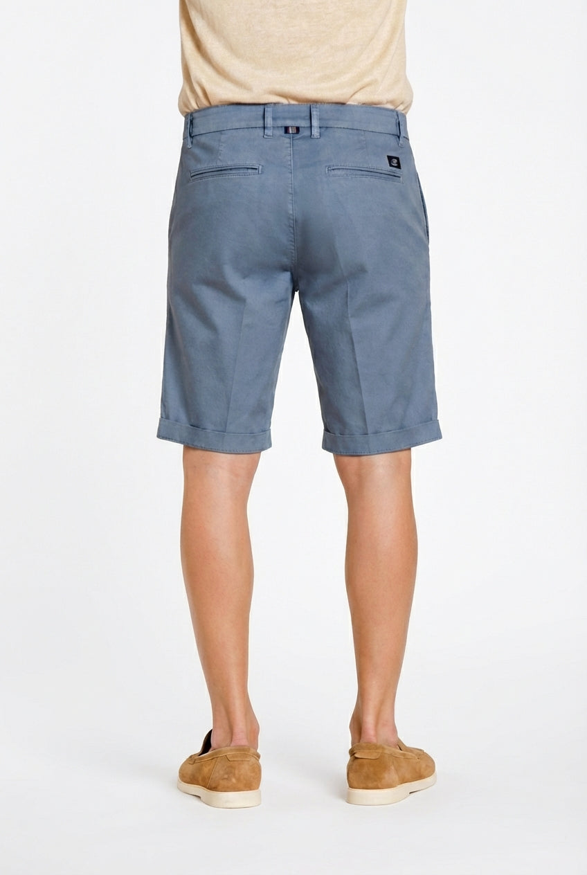 London bermuda chino homme en gabardine stretch regular fit ①