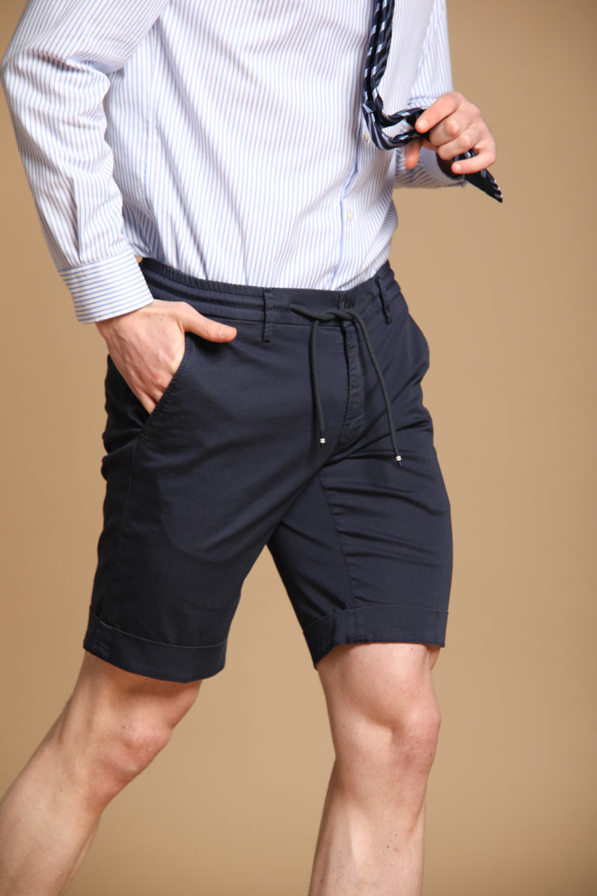 Milano Jogger Travel bermuda schino jogger hombre en satén técnico travel stretch slim fit