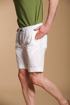 New York Sack bermuda chino jogger uomo in cotone pima regular fit