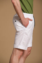 New York Sack bermuda chino jogger uomo in cotone pima regular fit