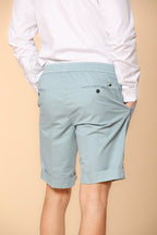 New York Sack bermuda chino jogger uomo in cotone pima regular fit