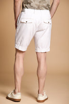 New York Golf 1 Pinces bermuda chino jogger uomo in jersey stretch slim fit