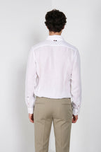 Torino camisa hombre en tela de lino ①