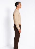 Porto camicia uomo in tela lino ①