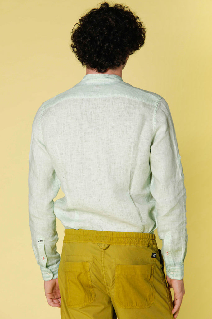 Immagine 3 di camicia uomo a manica lunga in lino color antiqua modello Porto di Mason's