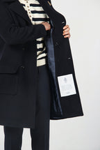 Churchill Men's Coat in Soft Wool Fabric