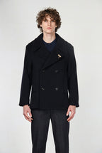 Brando Men's Coat in Soft Wool Fabric