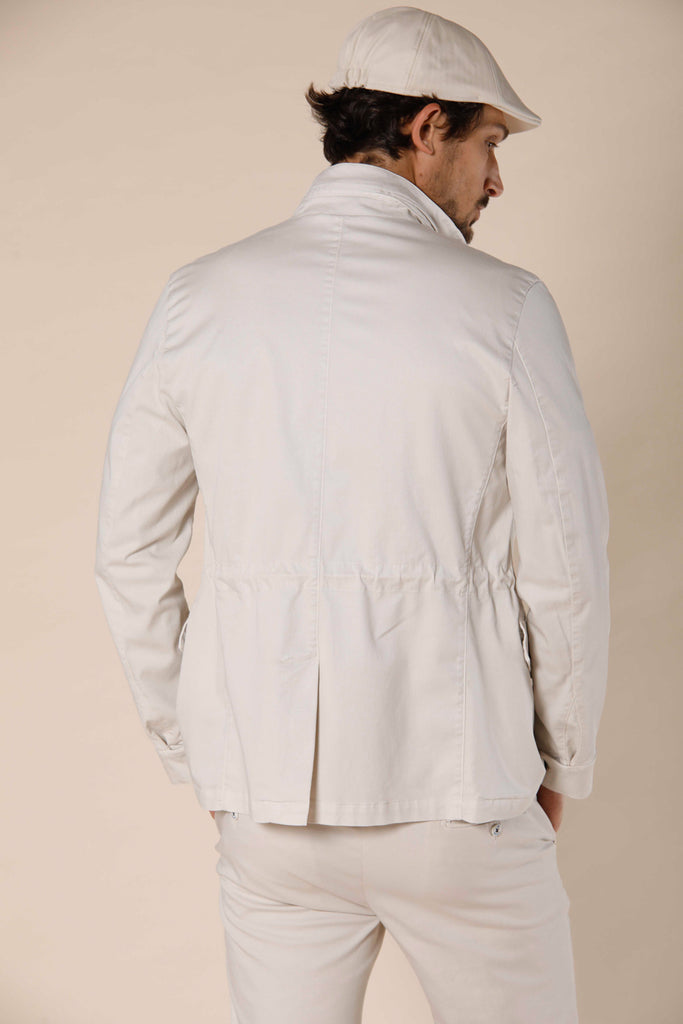 Immagine 5 di giacca uomo in cotone tencel color stucco modello City Field di Mason's
