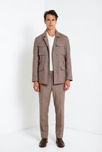 Field Jacket giubbotto uomo in denim trama diagonale