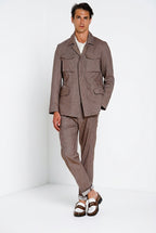 Field Jacket giubbotto uomo in denim trama diagonale