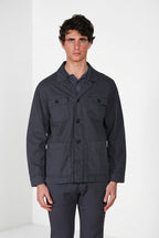 City Jacket Summer giubbotto uomo in cavallery di cotone e lino stretch