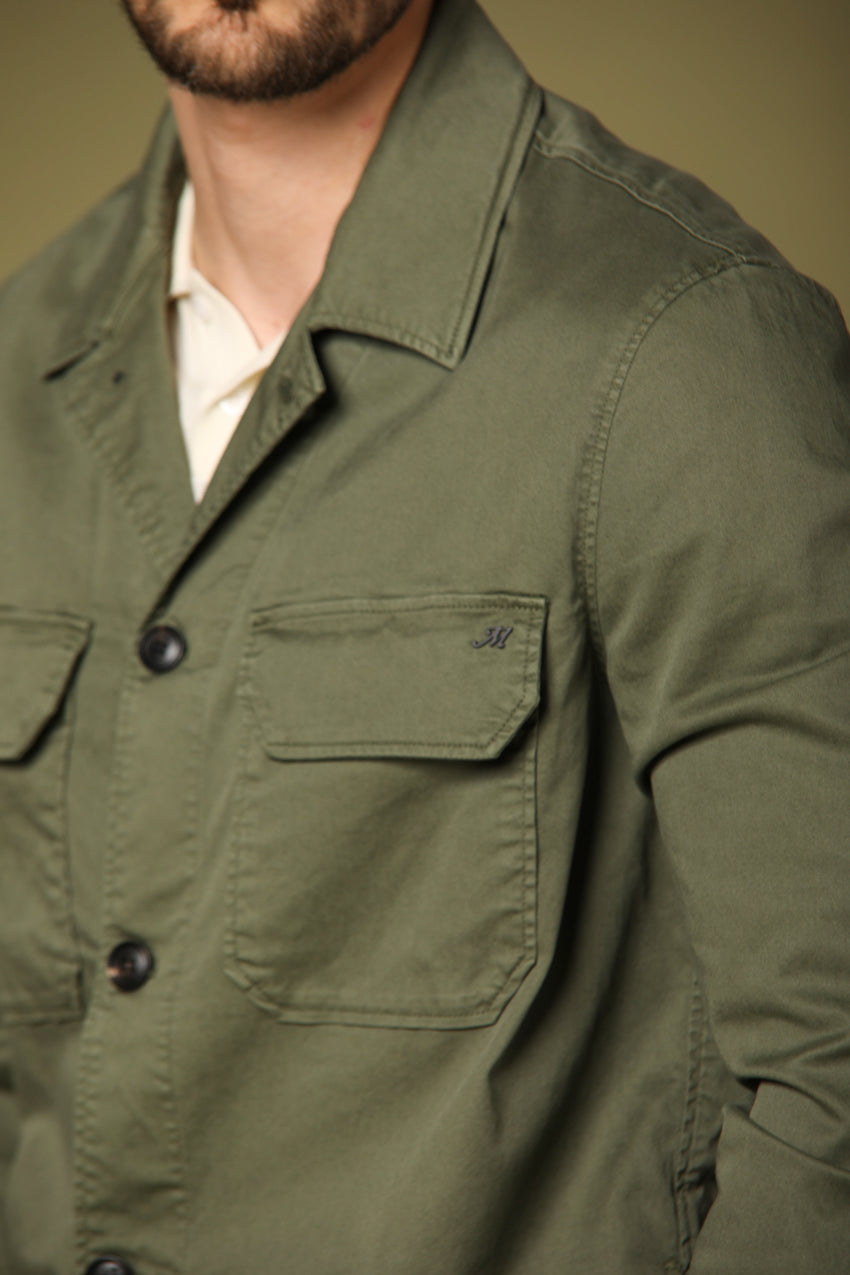 Summer Jacket Overshirt für Herren aus Baumwolle und Tencel Regular