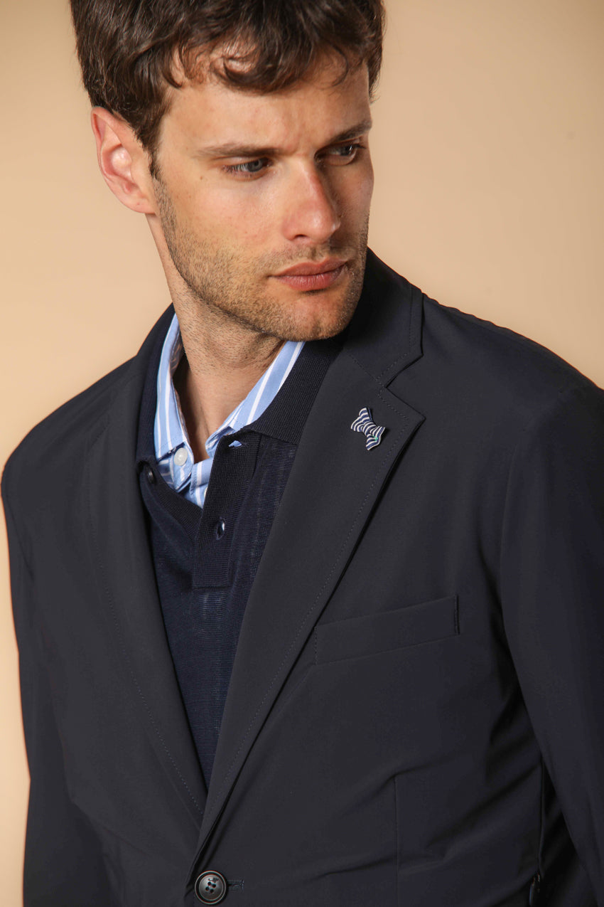 Immagine 4 di Da Vinci Tech Dynamic blazer uomo in jersey supertecnico colore blu di Mason's