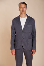 Da Vinci men's blazer in linen and cotton twill