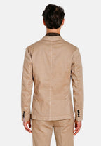 Da Vinci blazer hombre en twill de lino y algodón