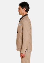 Da Vinci blazer hombre en twill de lino y algodón