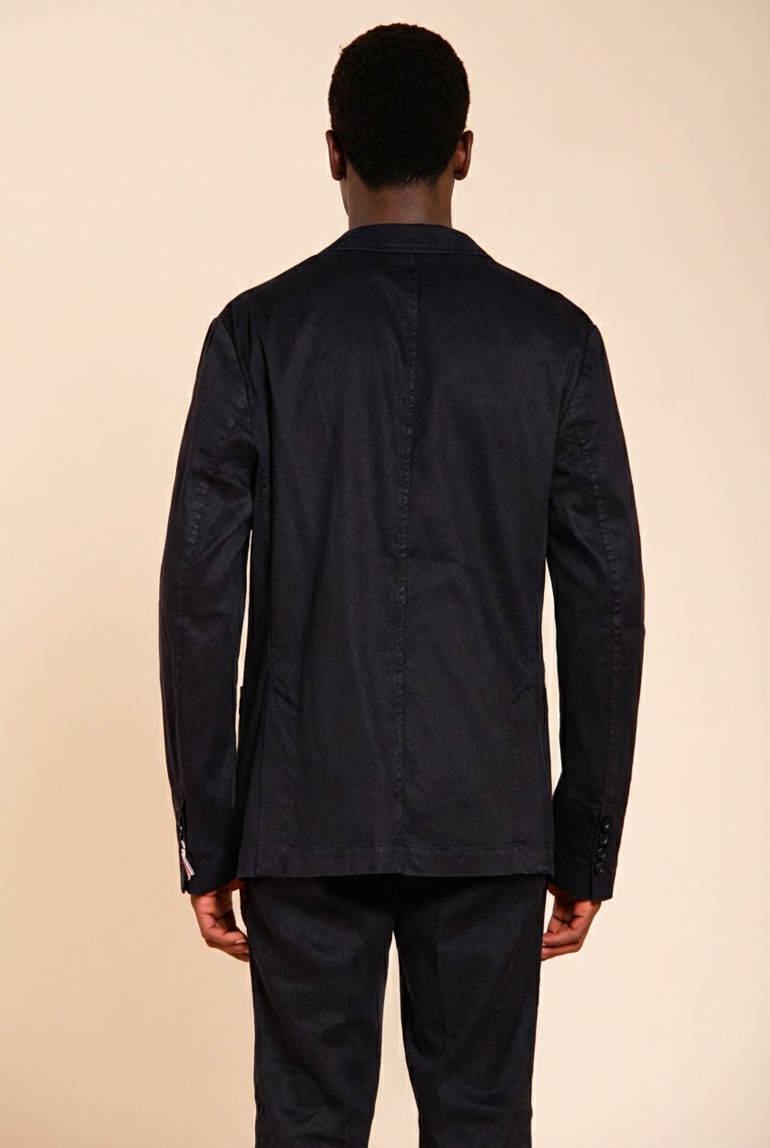 Da Vinci blazer hombre en twill de lino y algodón