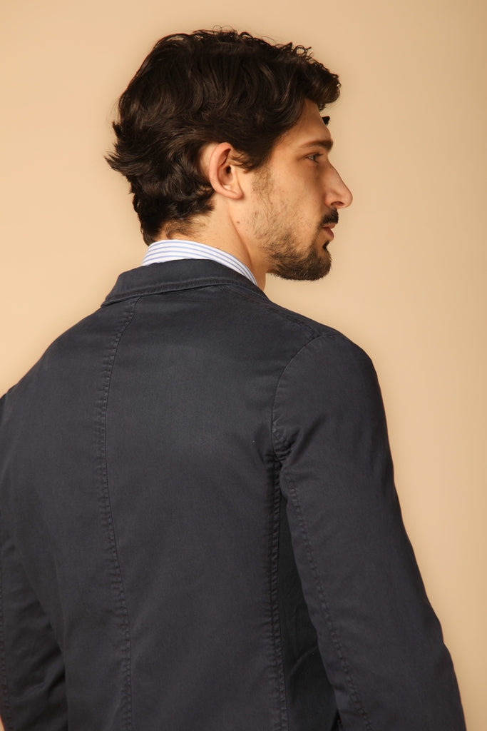 immagine 4 di blazer uomo modello Da Vinci Summer colore blu navy regular fit di Mason's