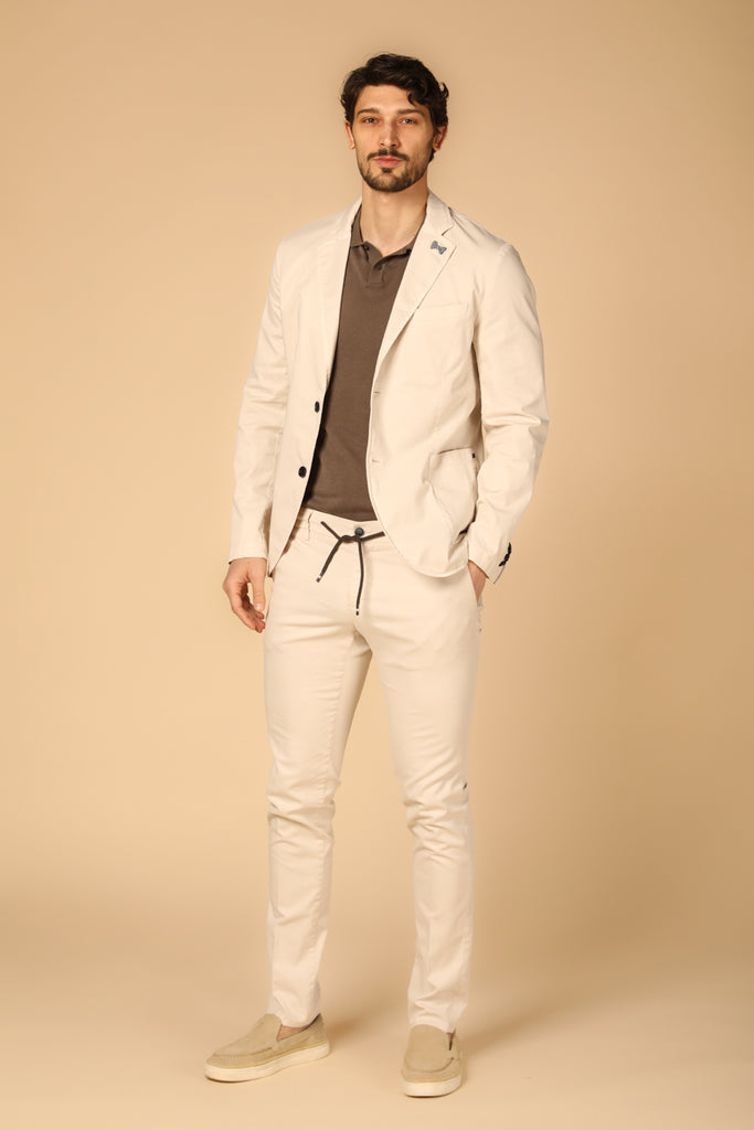 immagine 2 di blazer uomo modello Da Vinci Summer color stucco chiaro fit regular di Mason's