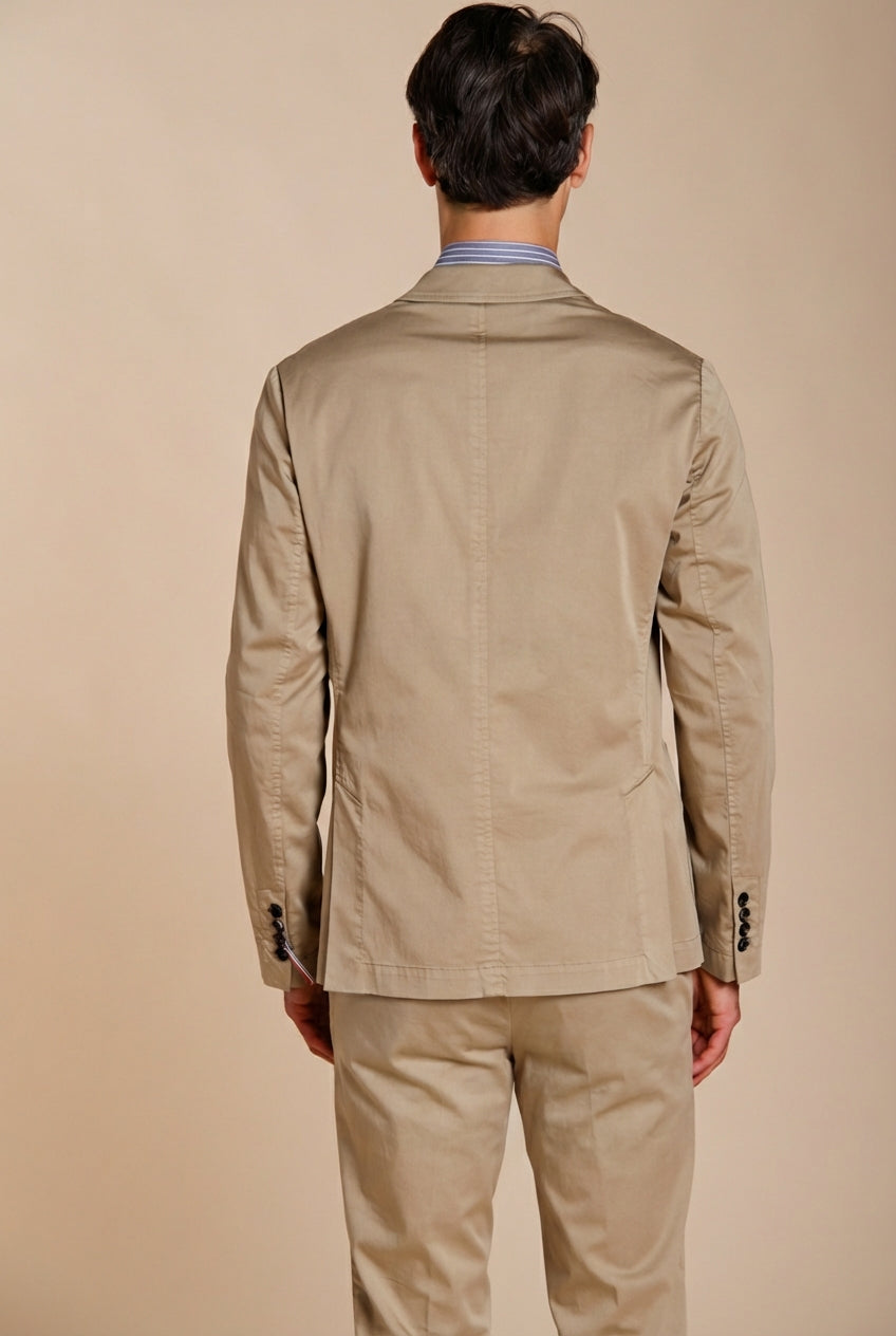 Da Vinci Travel men's blazer in technical travel stretch satin