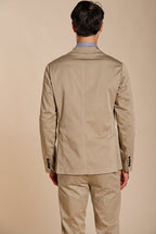 Da Vinci Travel men's blazer in technical travel stretch satin