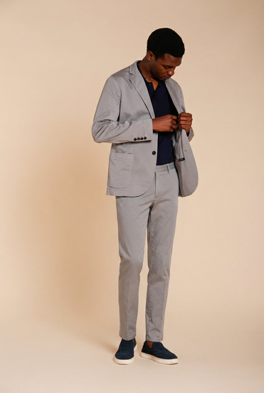 Da Vinci Travel blazer hombre de satén técnico travel stretch