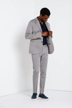 Da Vinci Travel blazer uomo in raso tecnico travel stretch