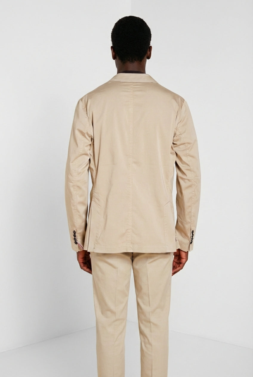 Da Vinci Travel men's blazer in technical travel stretch satin
