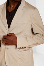Da Vinci Travel blazer uomo in raso tecnico travel stretch