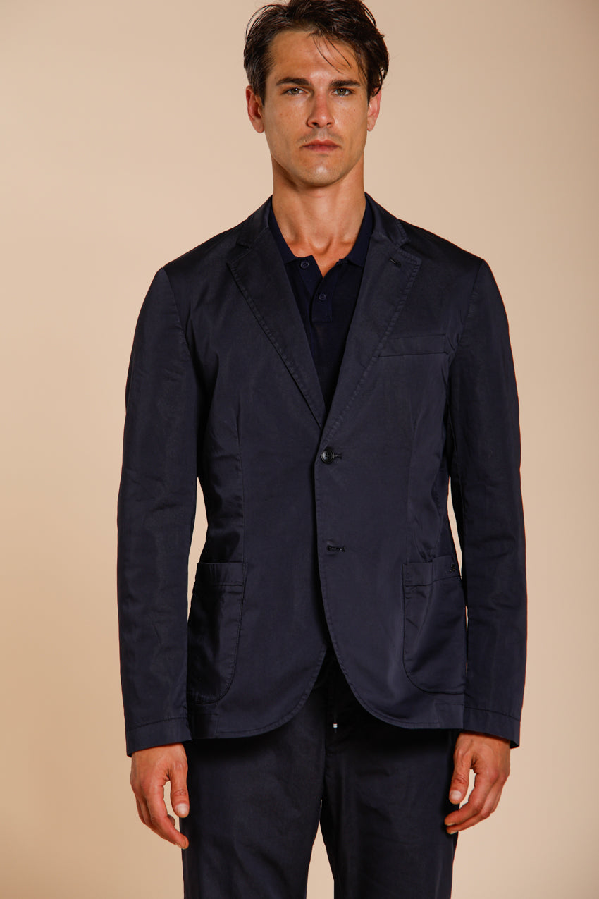 Da Vinci Travel men's blazer in technical travel stretch satin