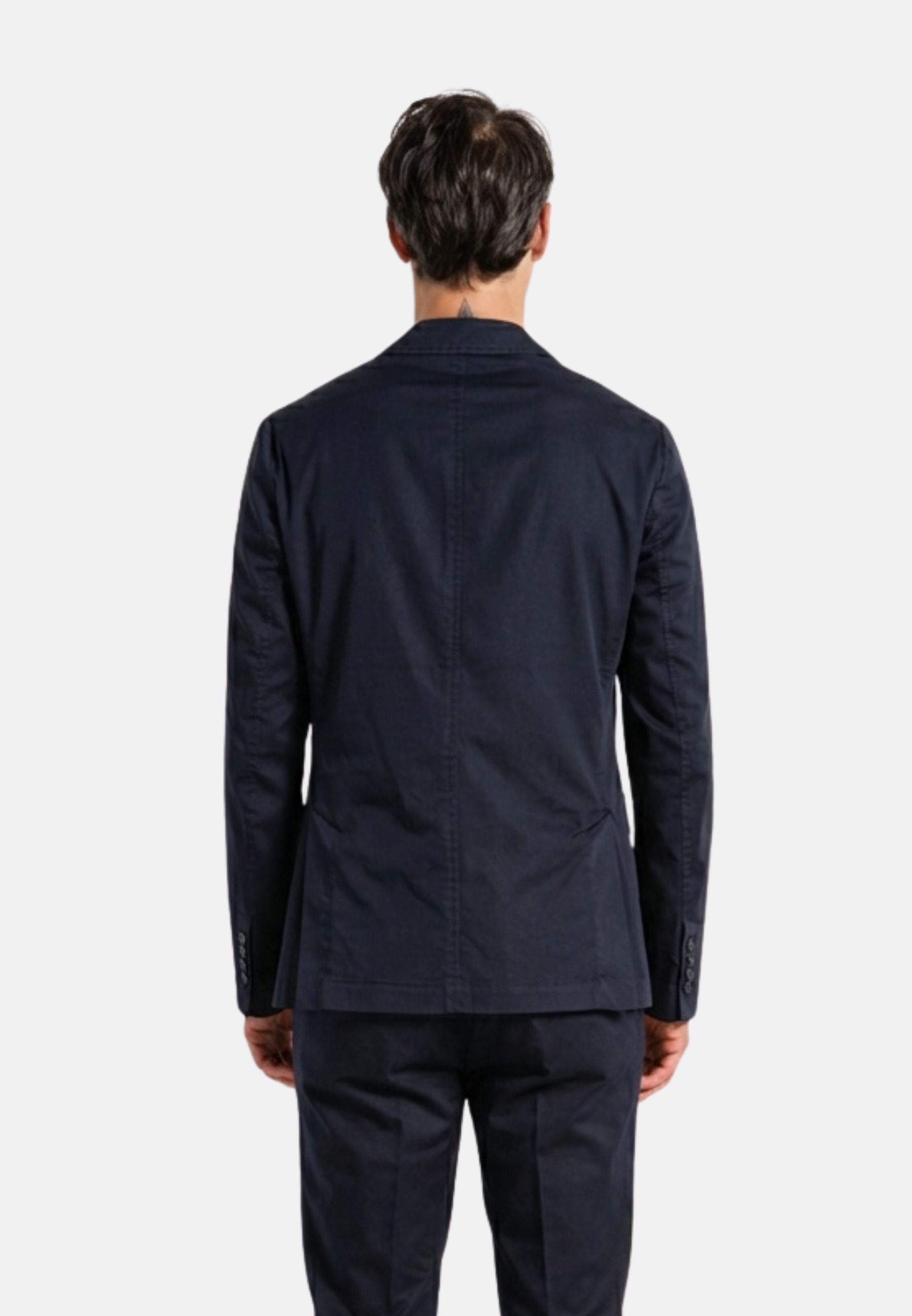 Da Vinci Travel blazer uomo in raso tecnico travel stretch