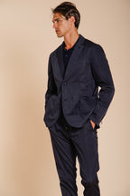 Da Vinci Travel men's blazer in technical travel stretch satin