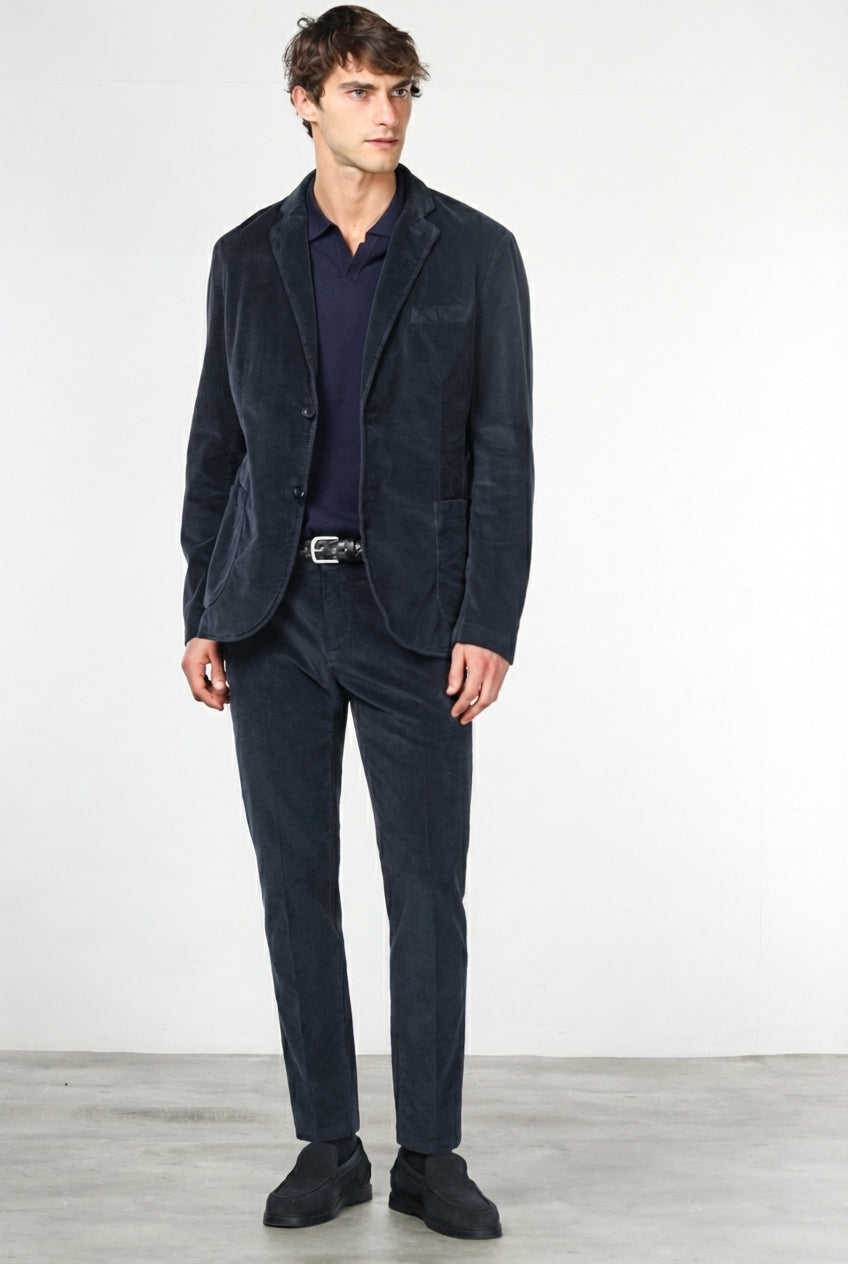 Tiziano blazer uomo in velluto 500 righe