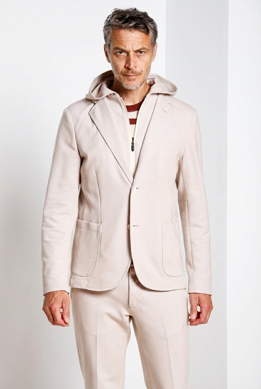 Da Vinci Golf blazer uomo in jersey piquet stretch