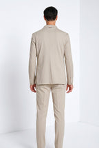 Golf men's double-breasted blazer in jersey