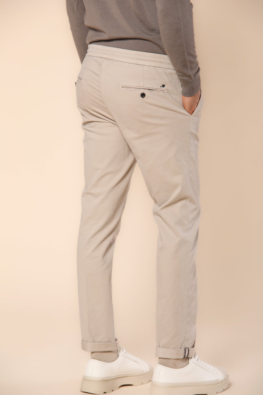 New York Sack pantalón chino jogger hombre en algodón modal stretch ajuste regular