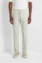 New York Sack pantalón chino jogger hombre en tela de paracaídas de lyocell y algodón regular fit