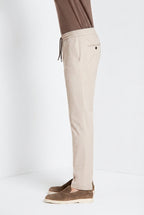 New York Sack pantalon chino jogger homme en toile parachute lyocell et coton regular fit