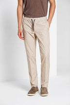 New York Sack pantalon chino jogger homme en toile parachute lyocell et coton regular fit