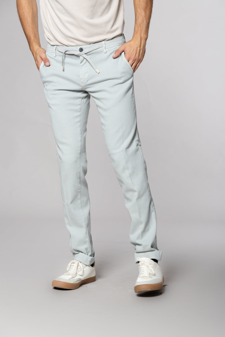 New York String pantalone chino jogger uomo in cotone cashmere regular fit