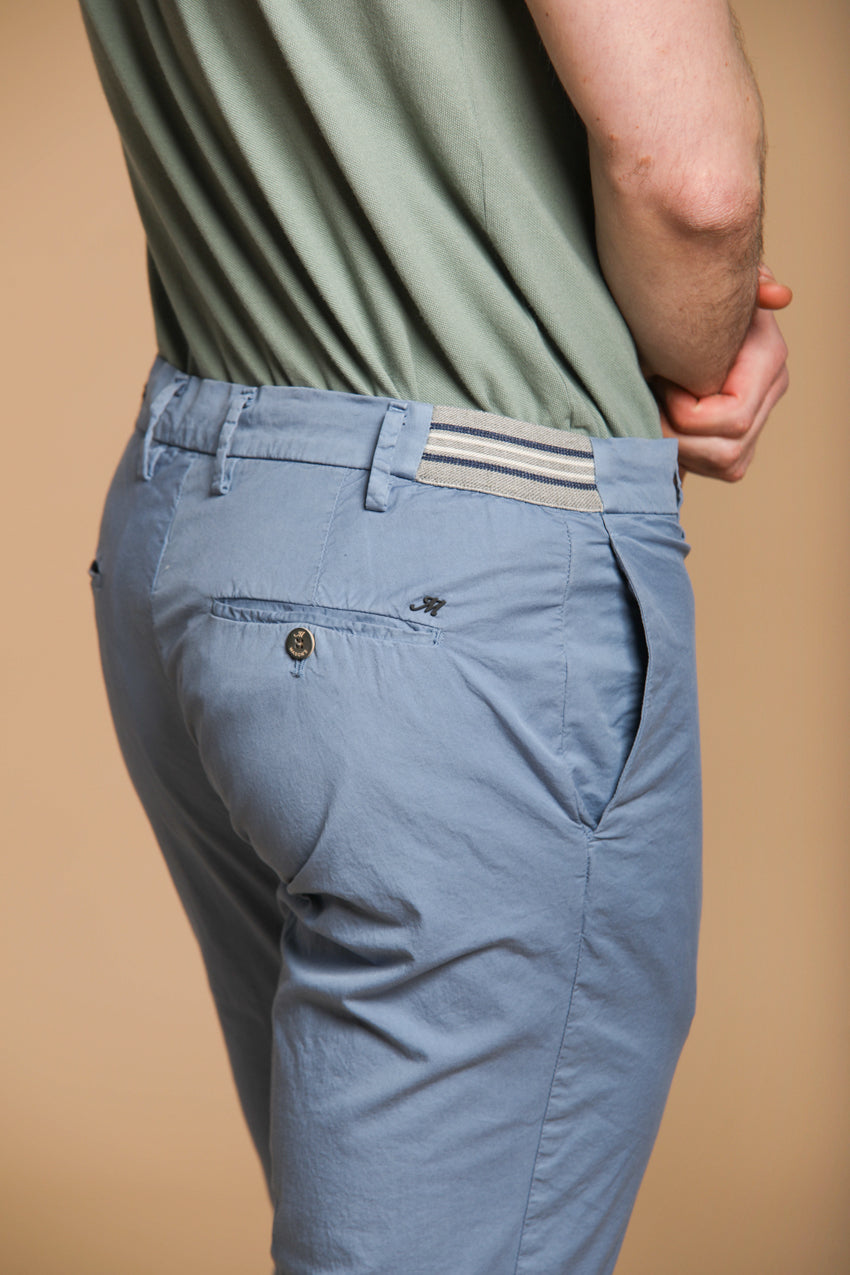 New York Side Elax men's chino jogger pants in pima cotton regular fit