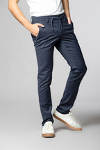 Milano Jogger pantalon chino homme en laine extra slim fit