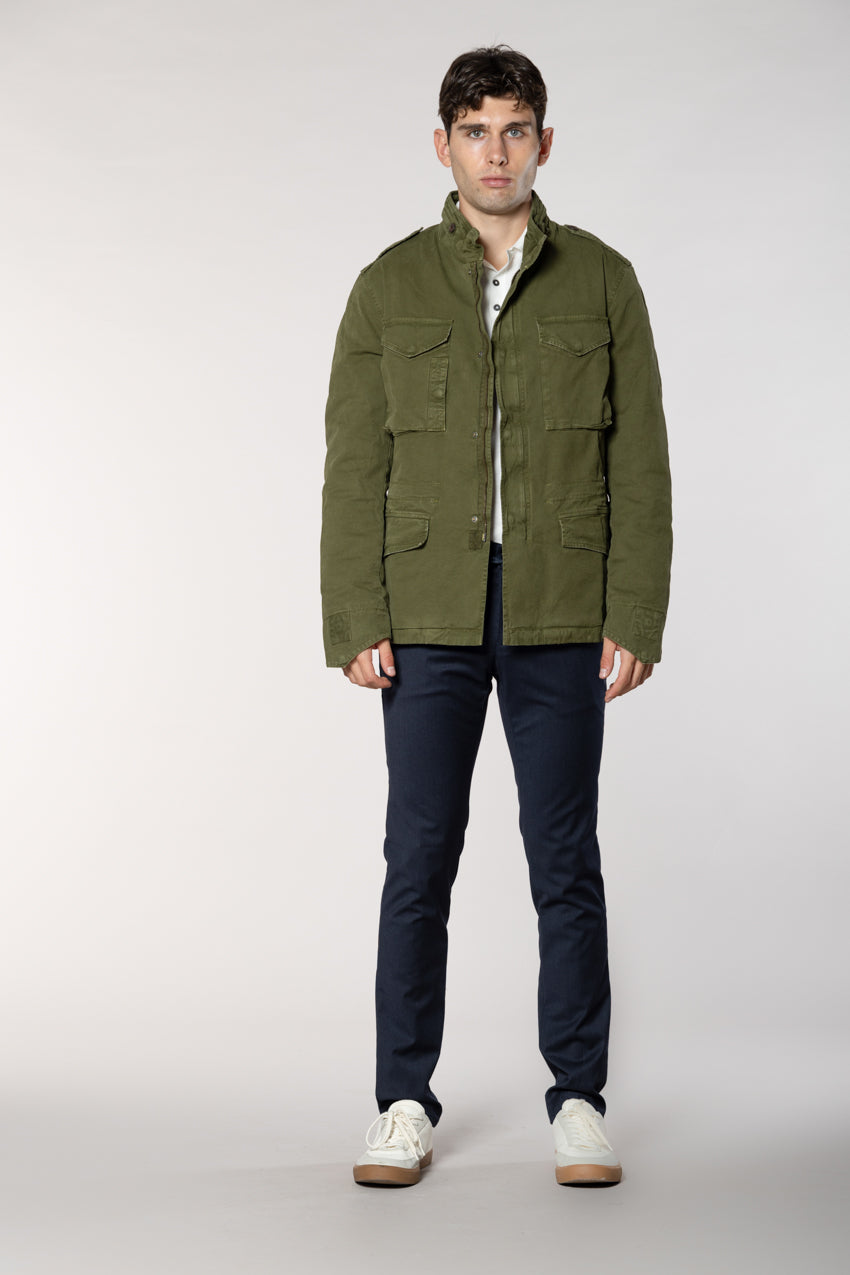 Milano Jogger pantalon chino homme en laine extra slim fit