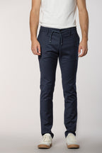 Milano Jogger pantalon chino homme en laine extra slim fit