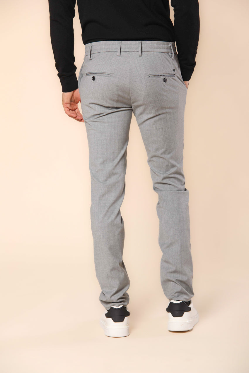 Milano Jogger pantalón chino hombre en lana extra slim