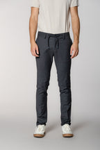 Milano Jogger pantalon chino homme en laine extra slim fit