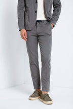 Milano Jogger Travel pantalon chino homme en satin technique travel stretch extra slim fit