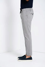 Milano Jogger Travel pantalone chino uomo in raso tecnico travel stretch extra slim fit