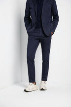 Milano Jogger Travel pantalone chino uomo in raso tecnico travel stretch extra slim fit