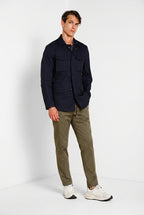 Milano Jogger Travel pantalone chino uomo in raso tecnico travel stretch extra slim fit